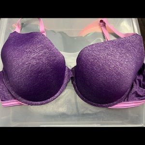 EUC- Victoria Secret Uplift Semi Demi Bra with convertible straps